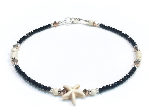 Starfish Ankle Bracelet - Anklet - Beach Anklet - Hurstjewelry