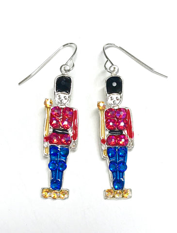 Toy Soldier Earrings - Christmas Earrings - Holiday Jewelry
